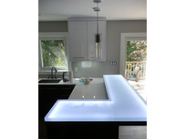 Raised Glass Countertop On Designer Pages