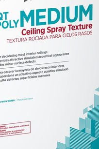 Sheetrock Brand Qt Poly Ceiling Spray Textures On Designer Pages