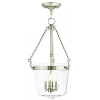 Livex Lighting 5724-67 Transitional One Light Pendant from Oldwick Collection Dark Finish Olde Bronze Livex Lighting 5724-67 Transitional One Light Pendant from Oldwick Collection Dark Finish Olde Bronze